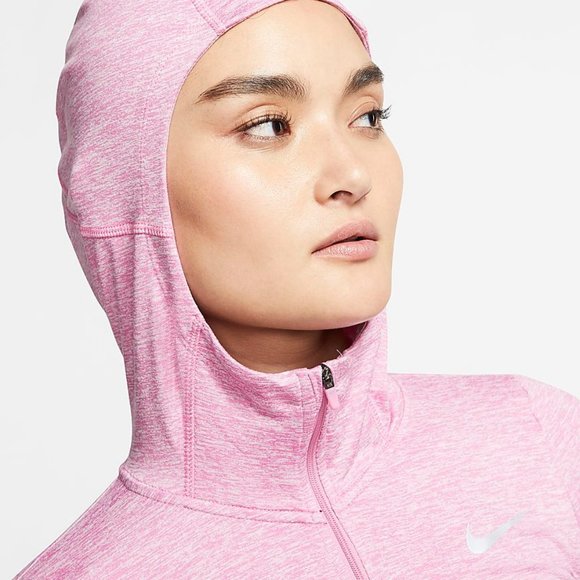 Nike Dri Fit Running Hoodie Size XS in Gray - Picture 8 of 8